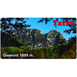 Magnes 98x53 mm TATRY - GIEWONT